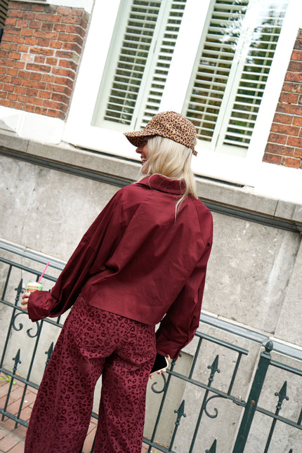 BLOUSE LEXI BORDEAUX