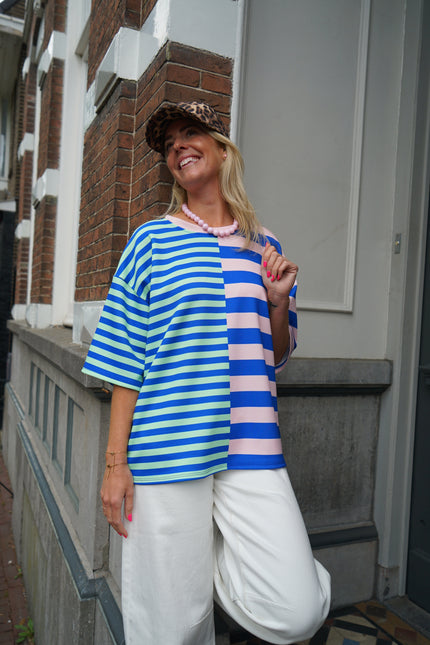 T-SHIRT SCOTTY BLAUW