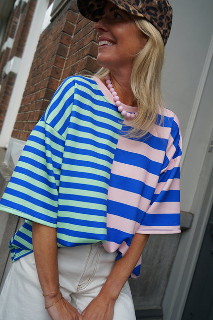 T-SHIRT SCOTTY BLAUW