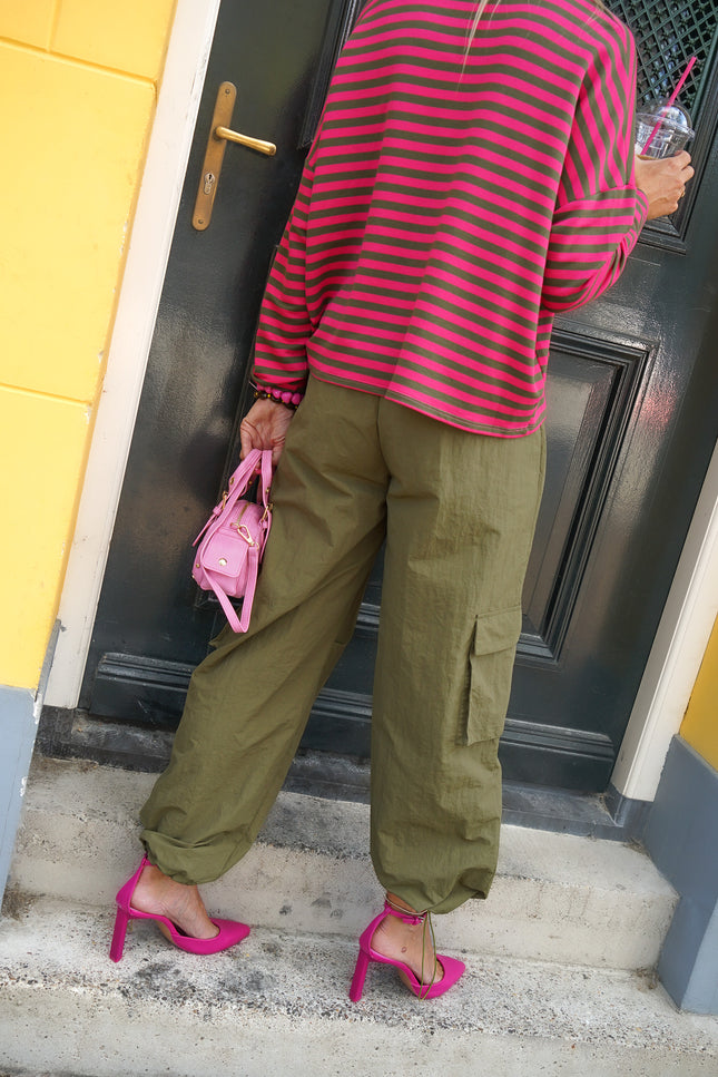 PARACHUTE CARGO BROEK ARMYGREEN
