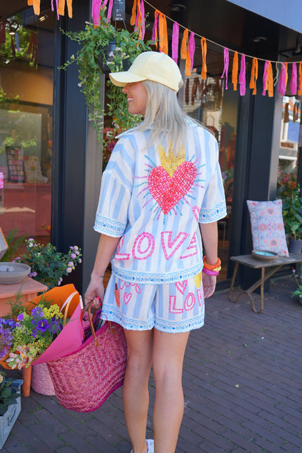 SET LEMON LOVE BLAUW