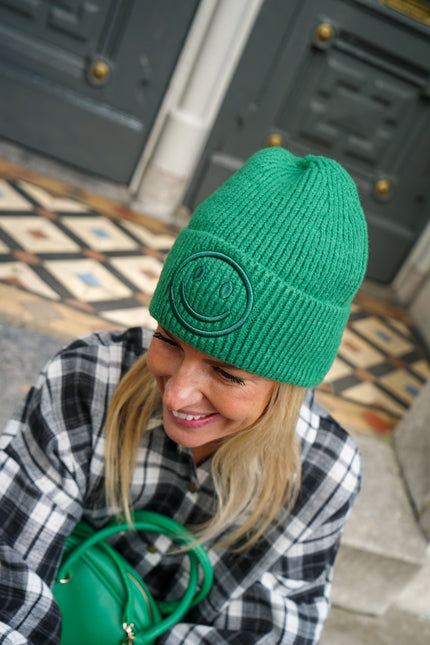 MUTS SMILEY GROEN