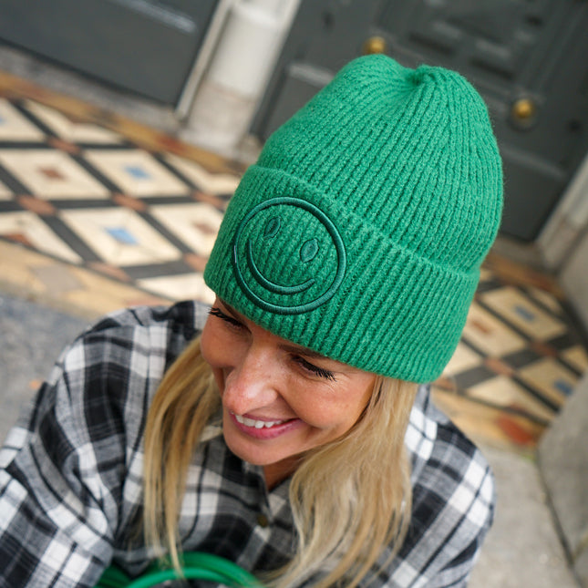 MUTS SMILEY GROEN