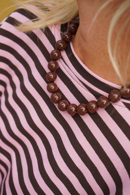 CHUNKY KETTING BRUIN
