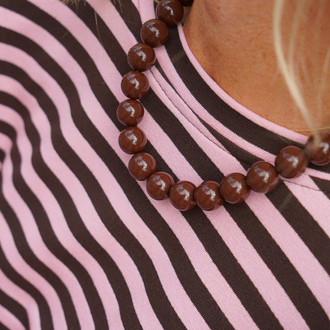 CHUNKY KETTING BRUIN