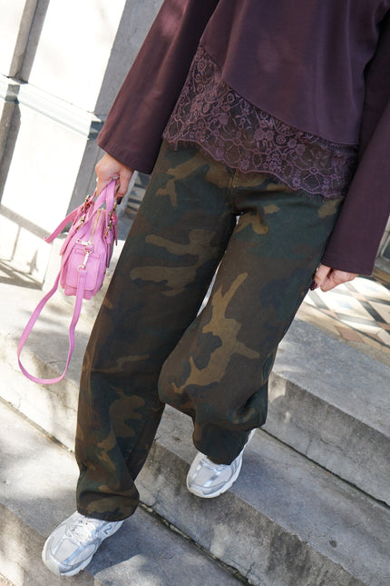 BARREL JEANS MAE ARMY