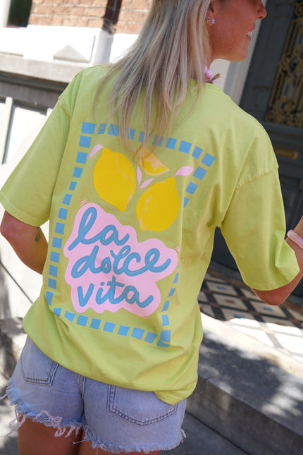 T-SHIRT DOLCE VITA ROSA