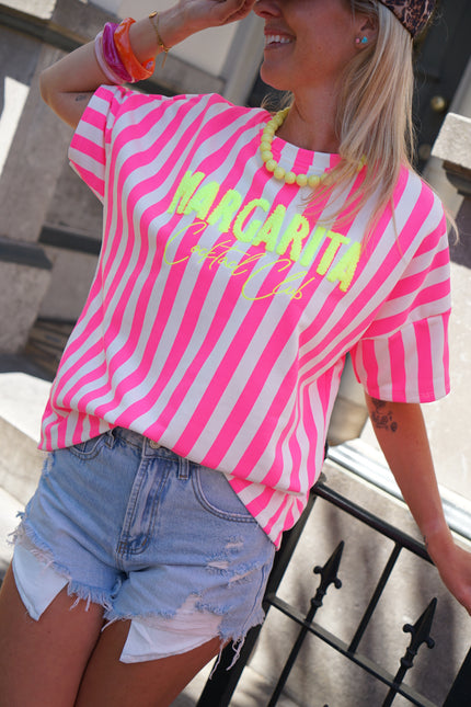 STREEP TOP MARGARITA ROZE