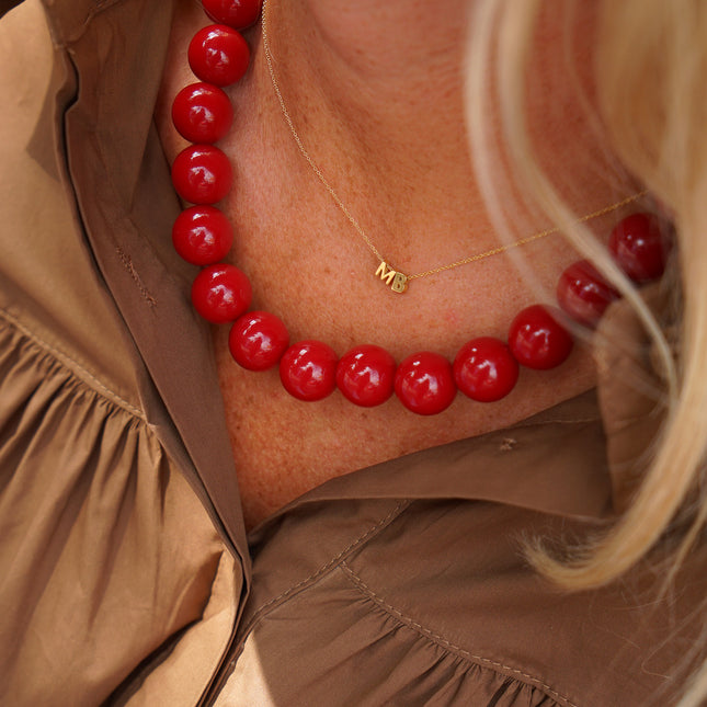 CHUNKY KETTING ROOD