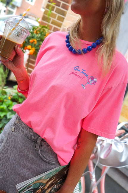 T-SHIRT GIN TONIC ROZE