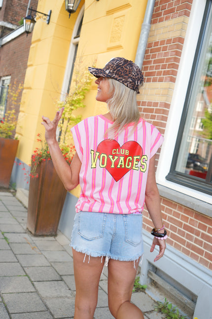 STREEP TOP CLUB VOYAGES ROZE