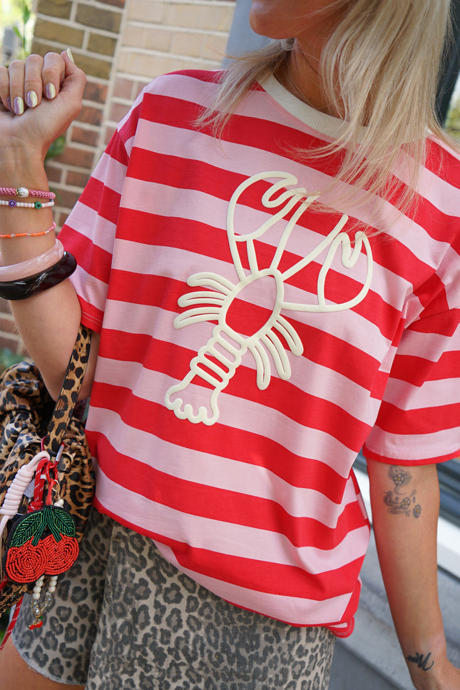 STREEP T-SHIRT LOBSTER ROOD