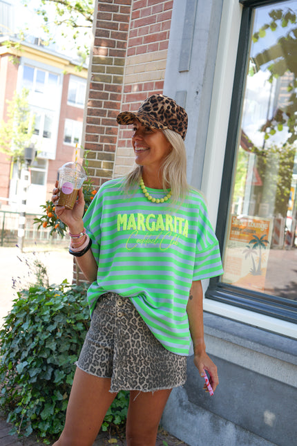 STREEP TOP MARGARITA GROEN