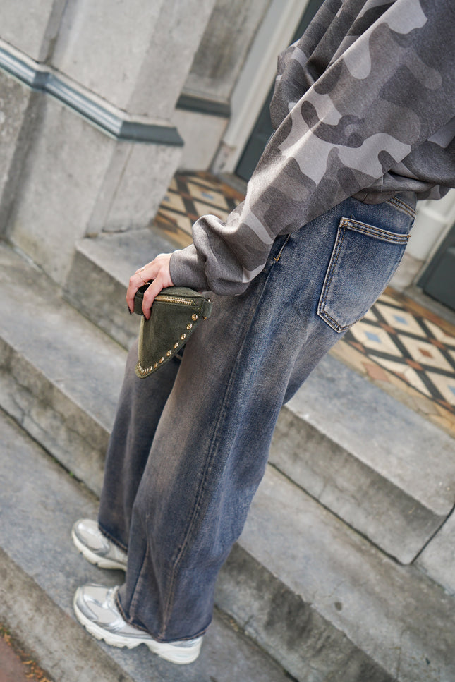 BALLOON JEANS MILA WASHED DENIM