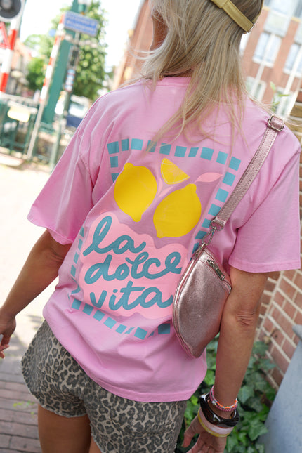 T-SHIRT LA DOLCE VITA LICHTROZE