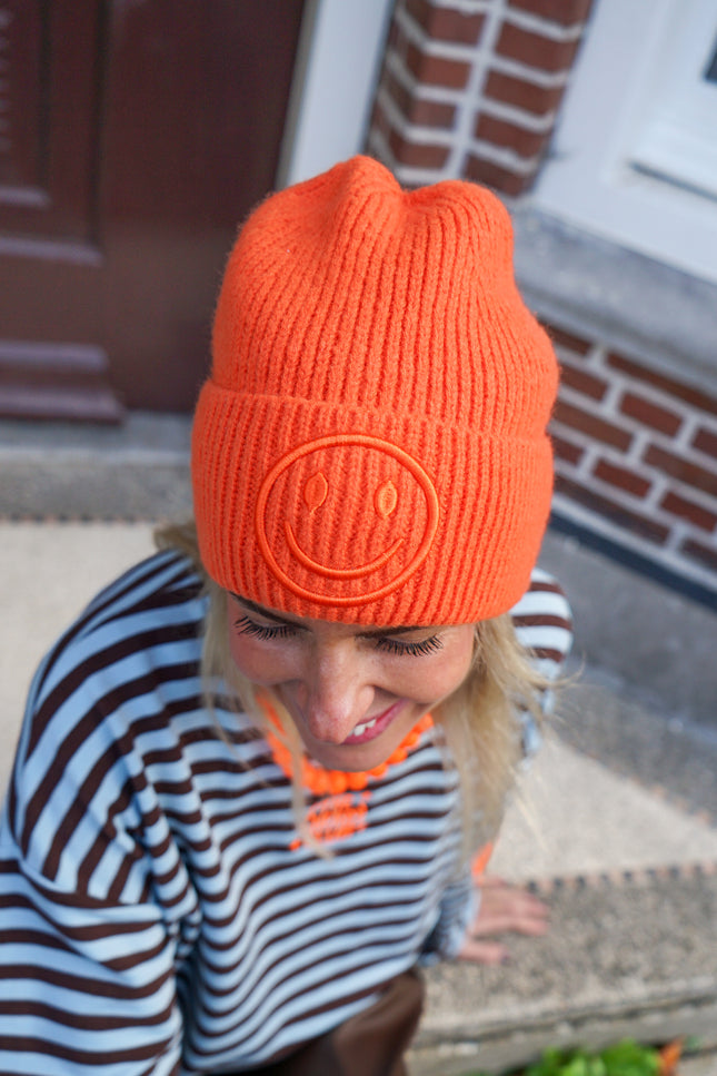 MUTS SMILEY ORANJE