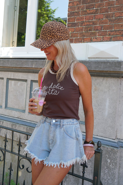 DENIM SHORT BLAUW