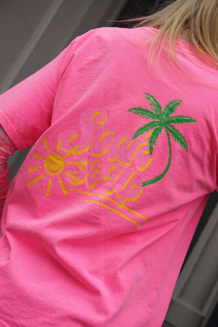 T-SHIRT SONNE ROSA