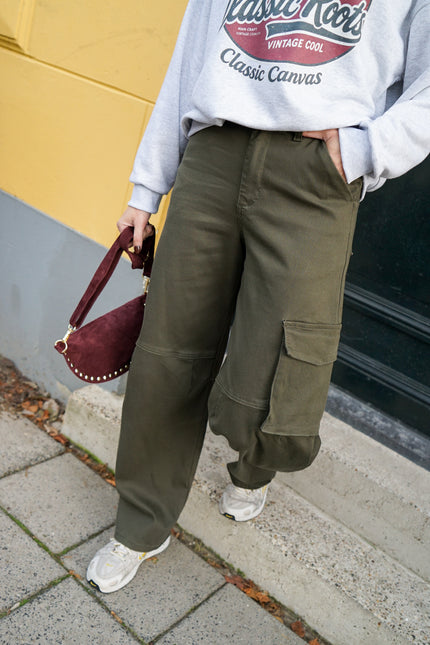 CARGO JEANS KYLA ARMY