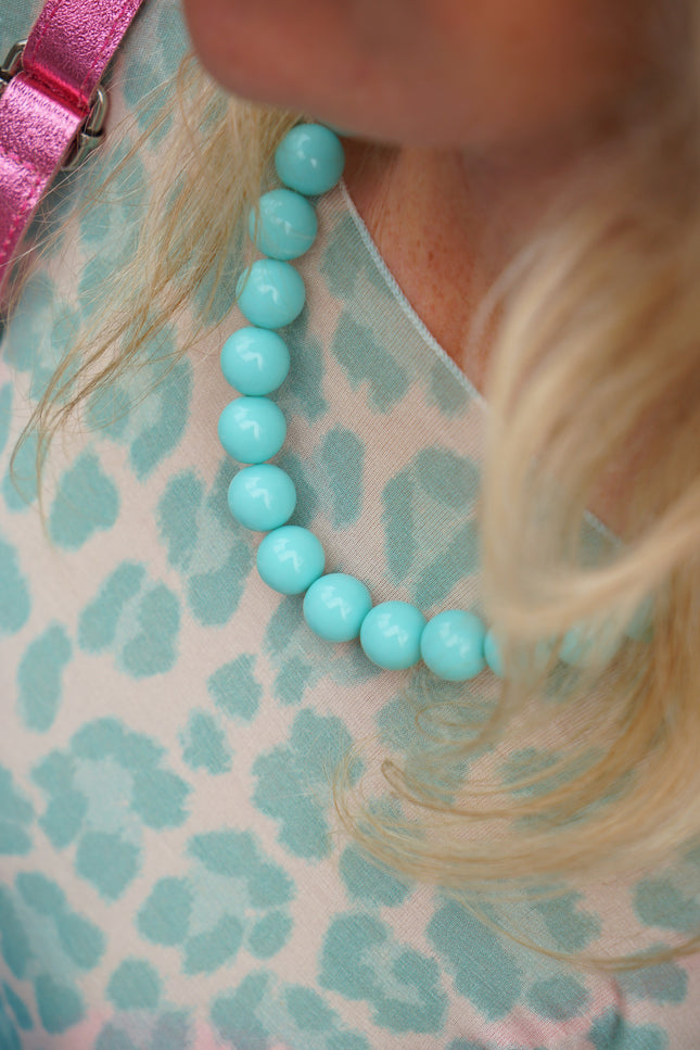 CHUNKY KETTE AQUABLAU