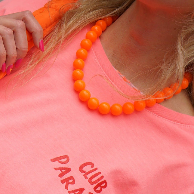 CHUNKY KETTING ORANJE
