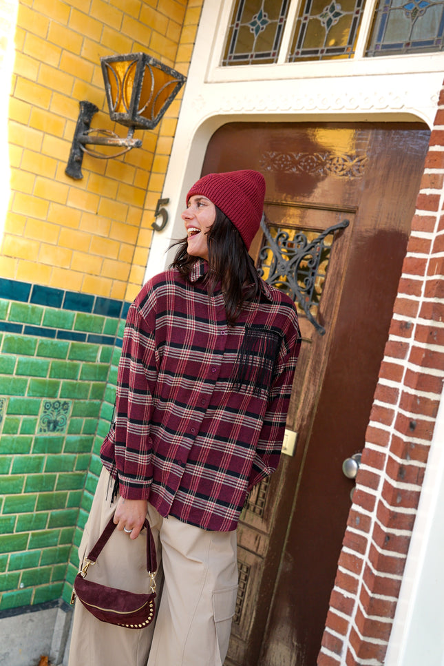 BLOUSE JANNA GERUIT BORDEAUX