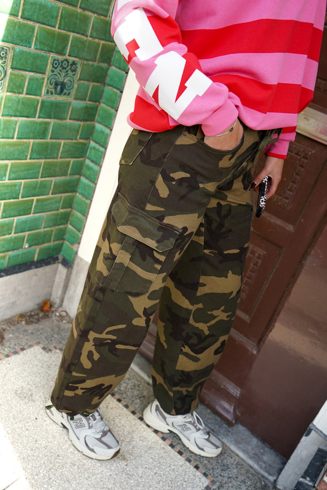 BALLOON CARGO JEANS NOELLE ARMY