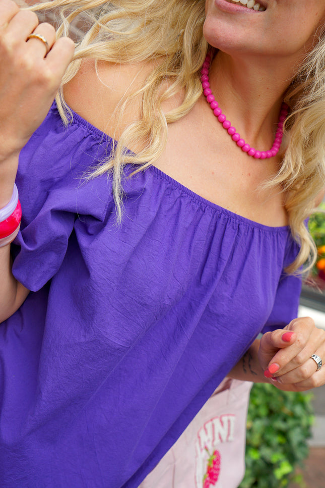 KETTING FLEURIE FUCHSIA