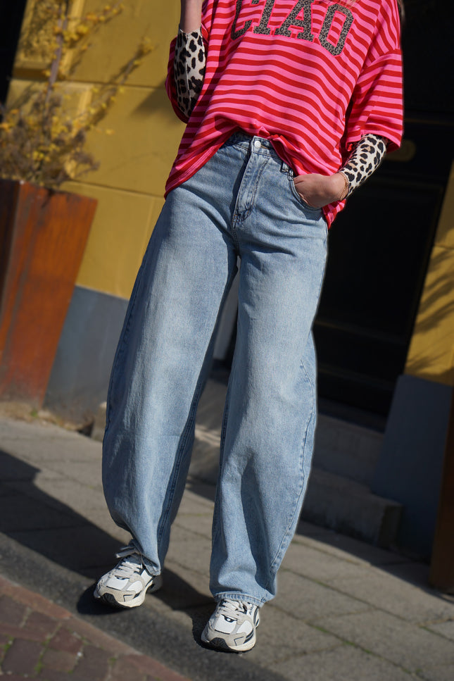 LOOSE BALLOON JEANS BLAU