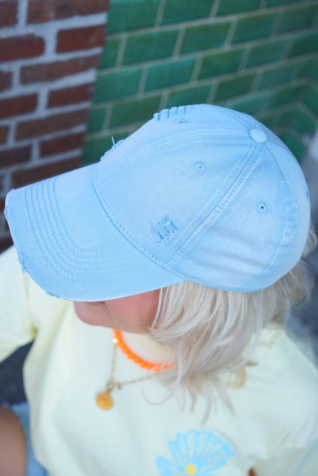 PET DESTROYED BLAUW