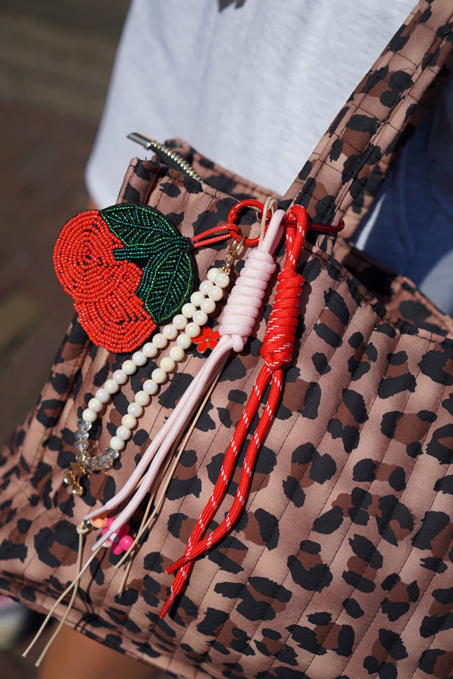 BAG CHARM CHERRY