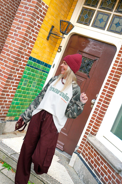 Longsleeve Le Marais Army Groen