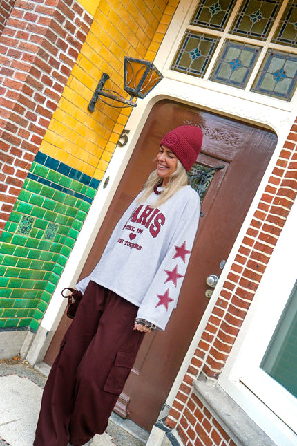Longsleeve Paris Grijs