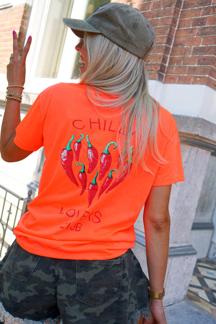 T-SHIRT CHILLI NEONORANJE