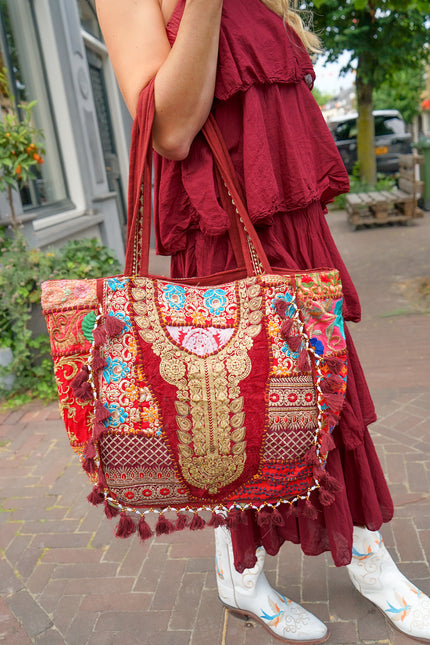 IBIZA SHOPPER BORDEAUX