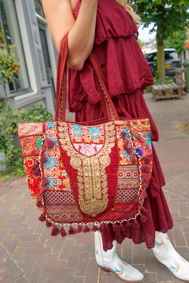 IBIZA SHOPPER BORDEAUX