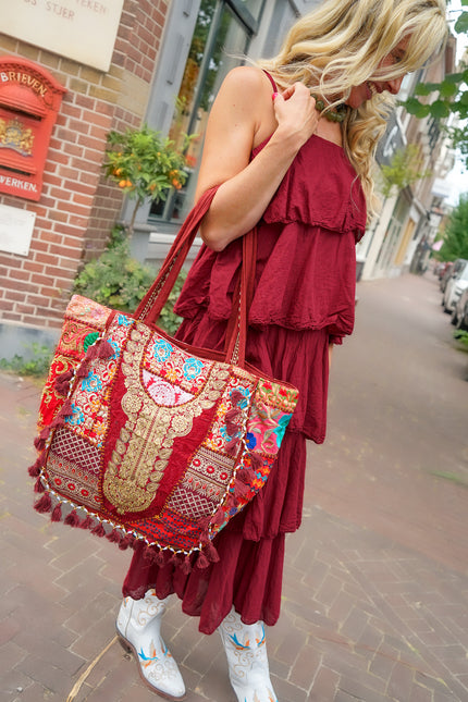IBIZA SHOPPER BORDEAUX