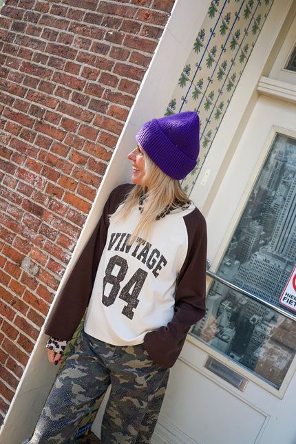 Longsleeve Nelly Vintage Bruin
