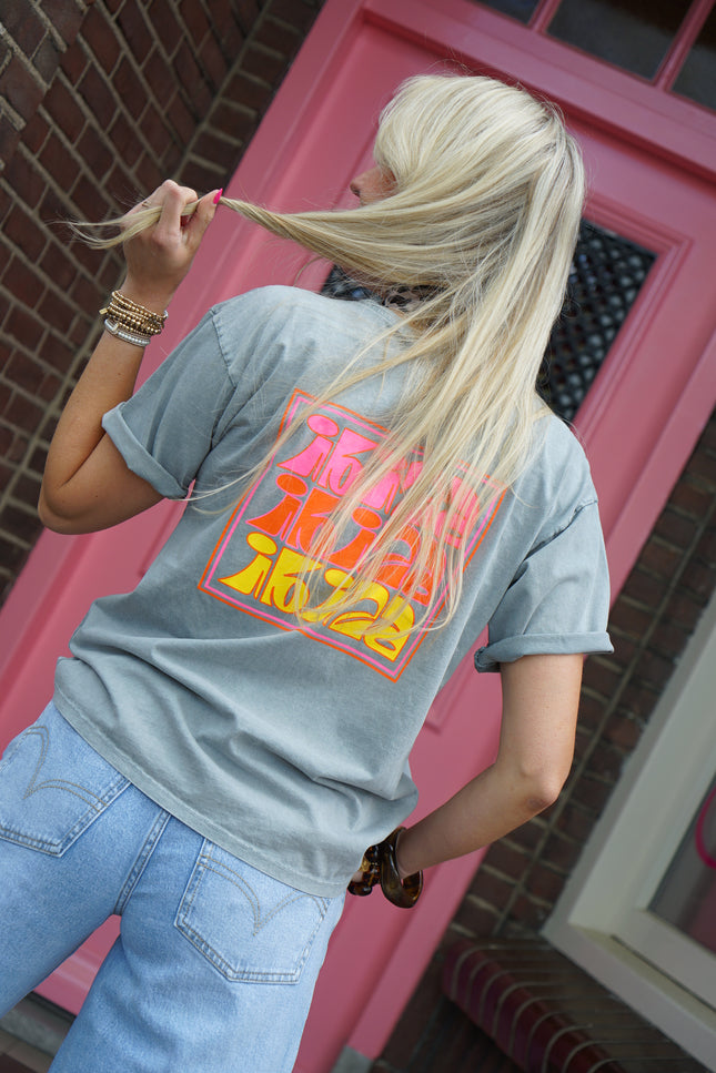 T-SHIRT IBIZA GRIJS