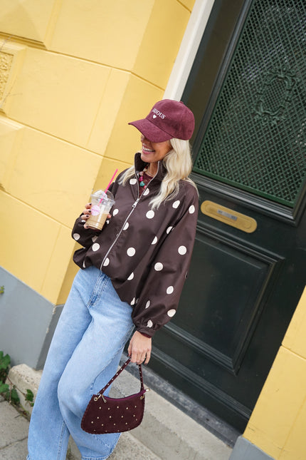 JACKET SUZE POLKA DOTS BRUIN