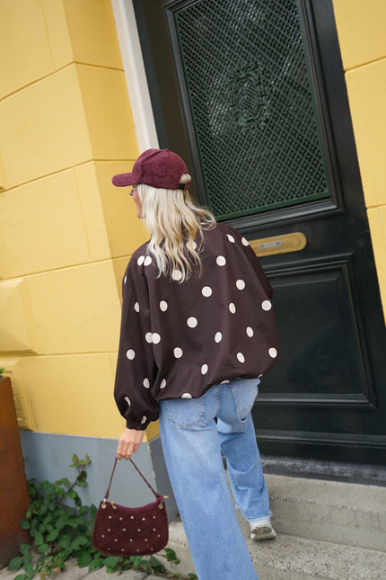 JACKET SUZE POLKA DOTS BRUIN