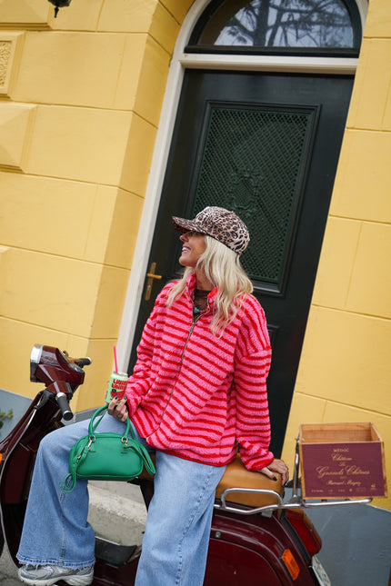 TEDDY JACKET MARLE ROZE ROOD