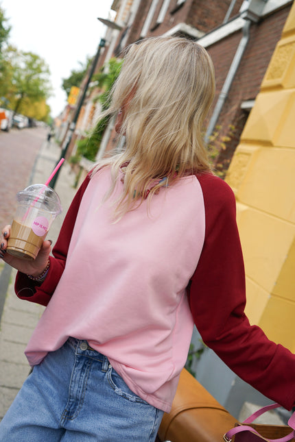 LONGSLEEVE FAYE ROZE BORDEAUX