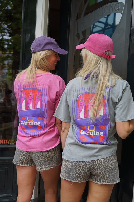 T-SHIRT SARDINE GRIJS
