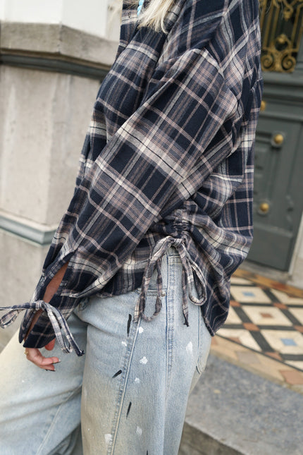 GERUITE BLOUSE WIES NAVY