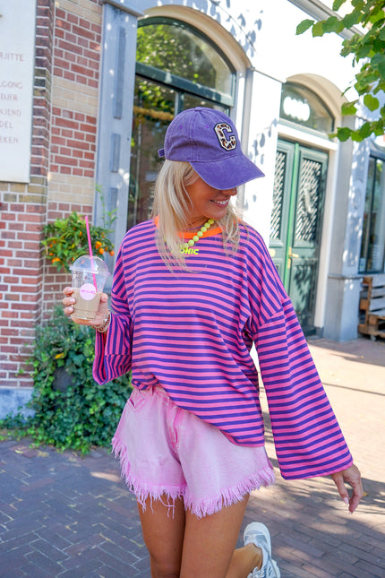 STREEP LONGSLEEVE ICONIC PAARS