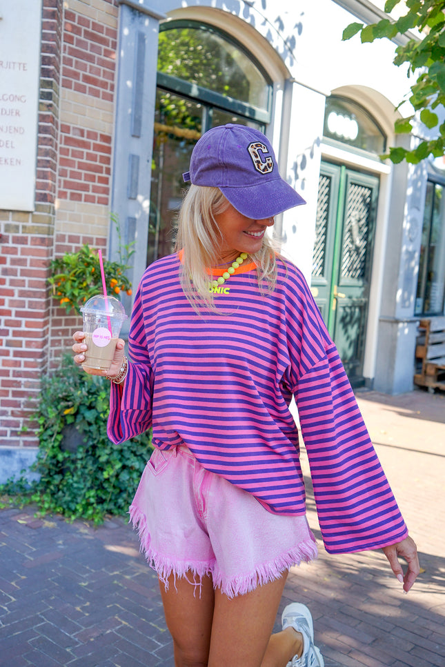 STREEP LONGSLEEVE ICONIC PAARS