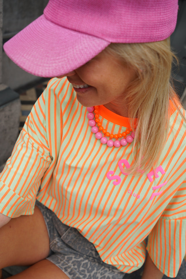 KETTING FLEURIE ORANJE