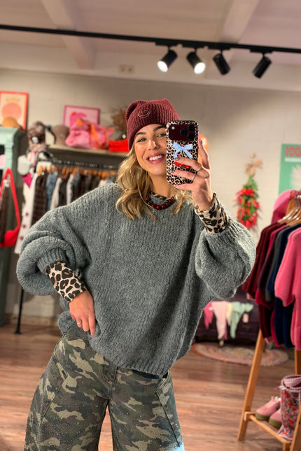 SWEATER RONA GRIJS