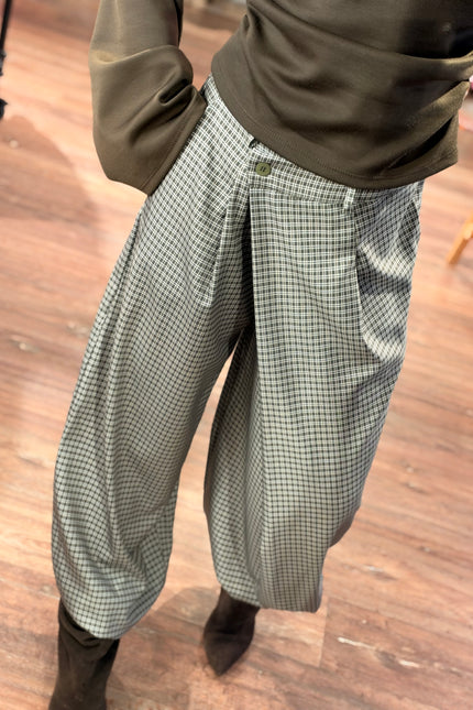 PANTALON GERUIT ELLA GROEN